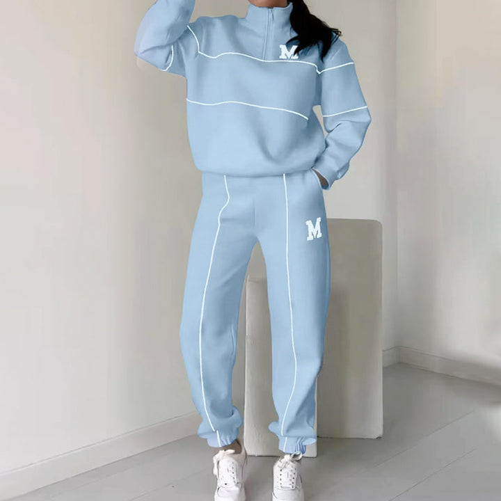 Rilena – 2-teiliges Sweatshirt-Set mit Seitenstreifen
