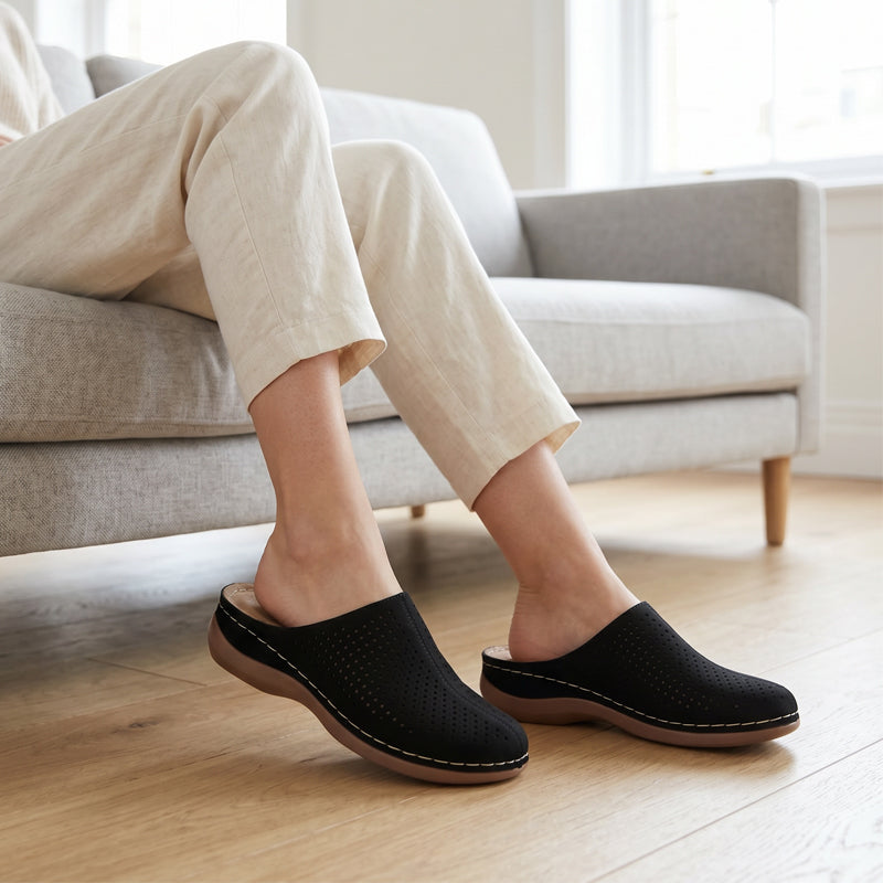 Nerise – perforierte, geformte Plateau-Mules