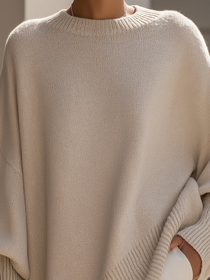 Rivana – Übergroßer Strickpullover