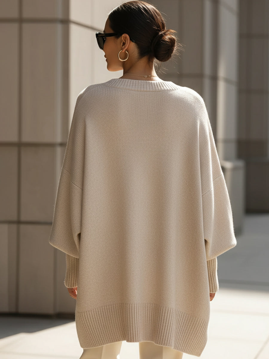 Rivana – Übergroßer Strickpullover