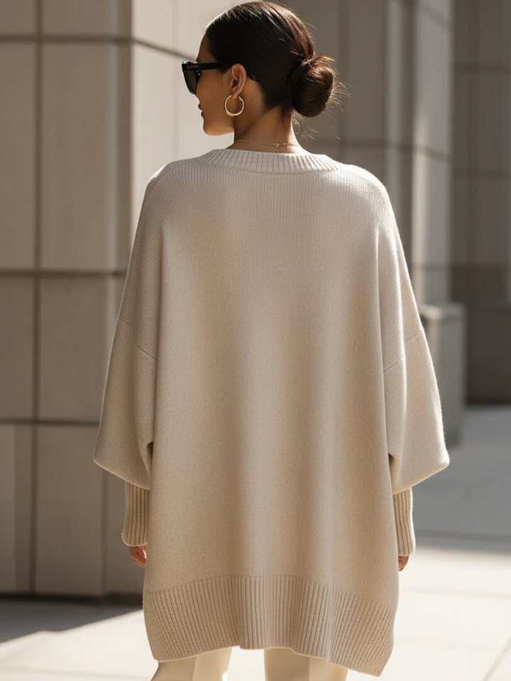 Rivana – Übergroßer Strickpullover