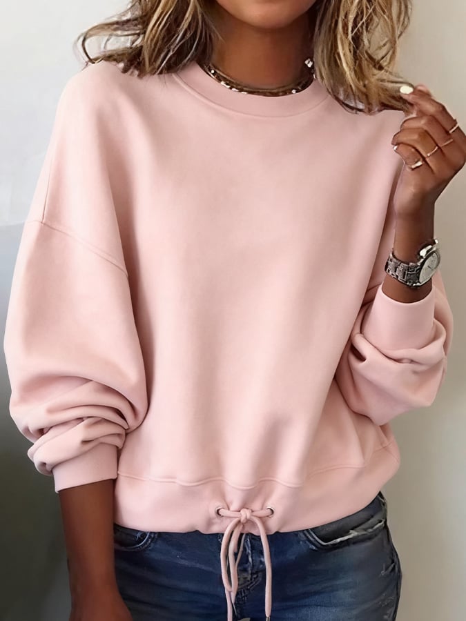 Mevara – Rundhals-Sweatshirt aus Jersey