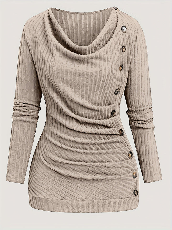 Solyne – Stricktop mit Rundhalsausschnitt
