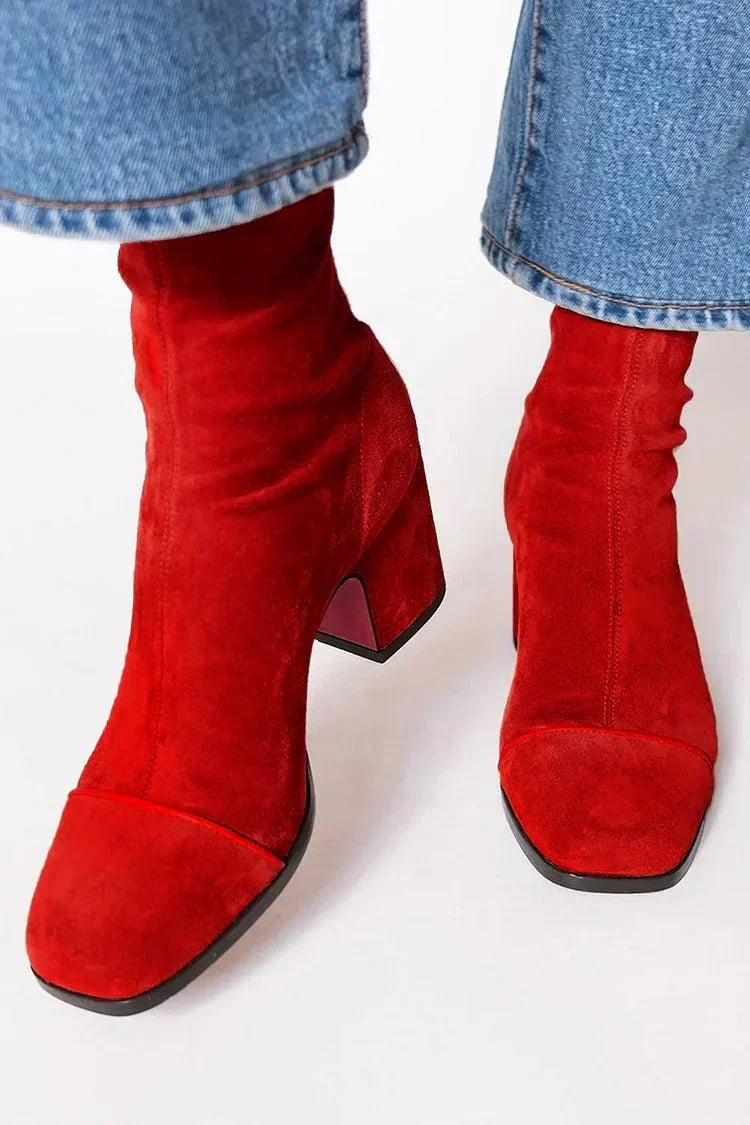 Lunera – Stiefeletten mit quadratischem Absatz
