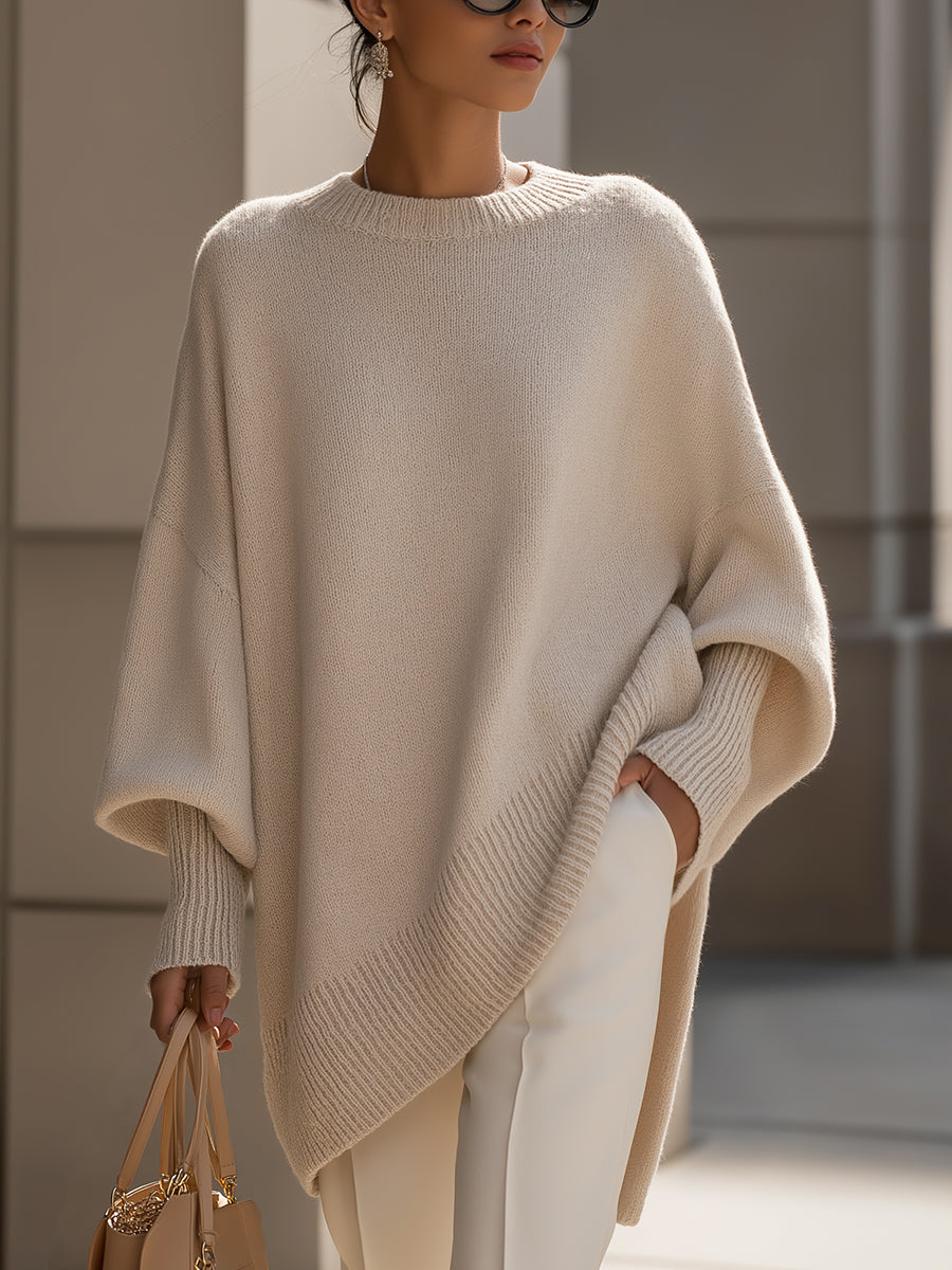 Rivana – Übergroßer Strickpullover