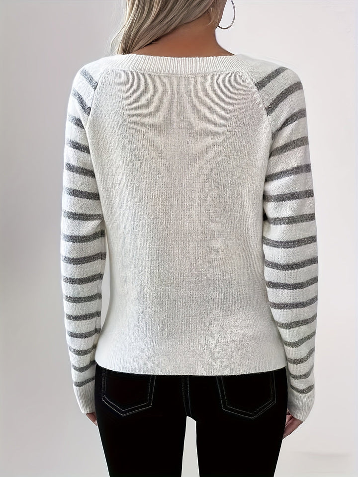 Velara – Mit Paillettenbesatz gestrickter Pullover