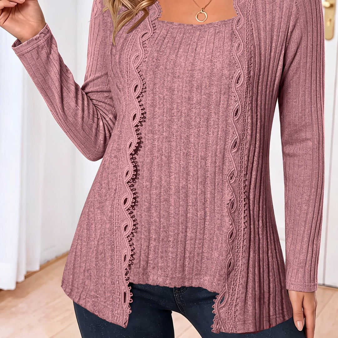 Zirela – Lagenlook Stretch-Stricktop