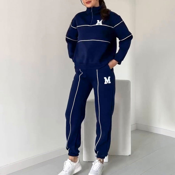 Rilena – 2-teiliges Sweatshirt-Set mit Seitenstreifen