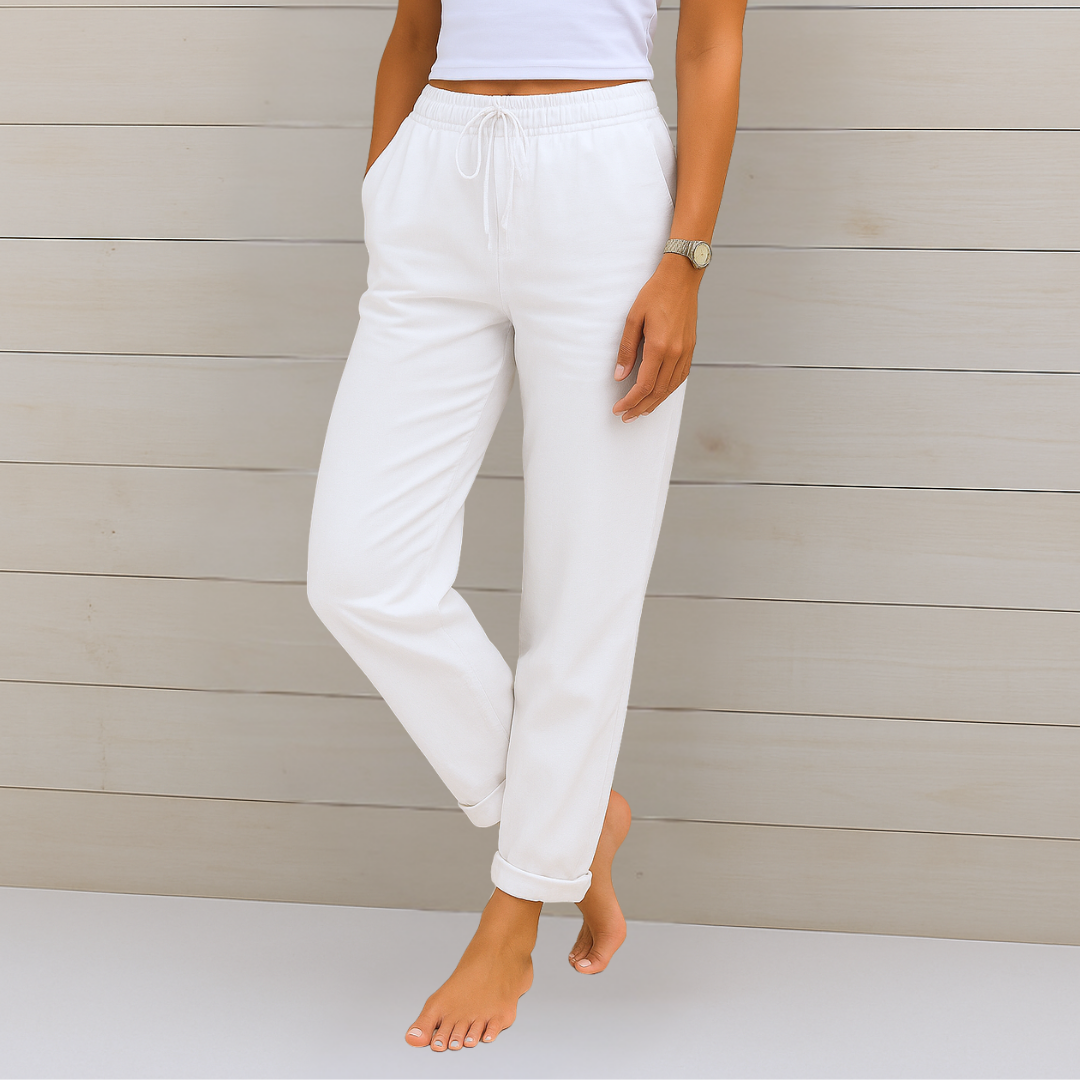 Nivara – Leinenhose mit elastischem Bund