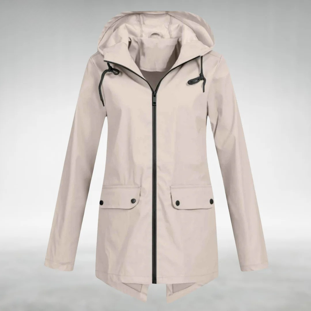 Calira – Verstellbarer wasserdichter Kapuzenregenmantel