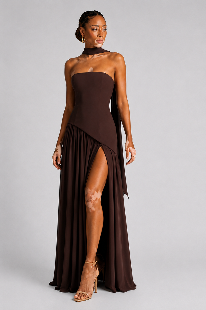 Eryla – Neckholder-Maxikleid