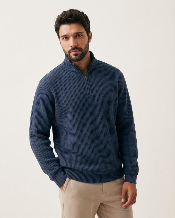Half-Zip Knit Sweater