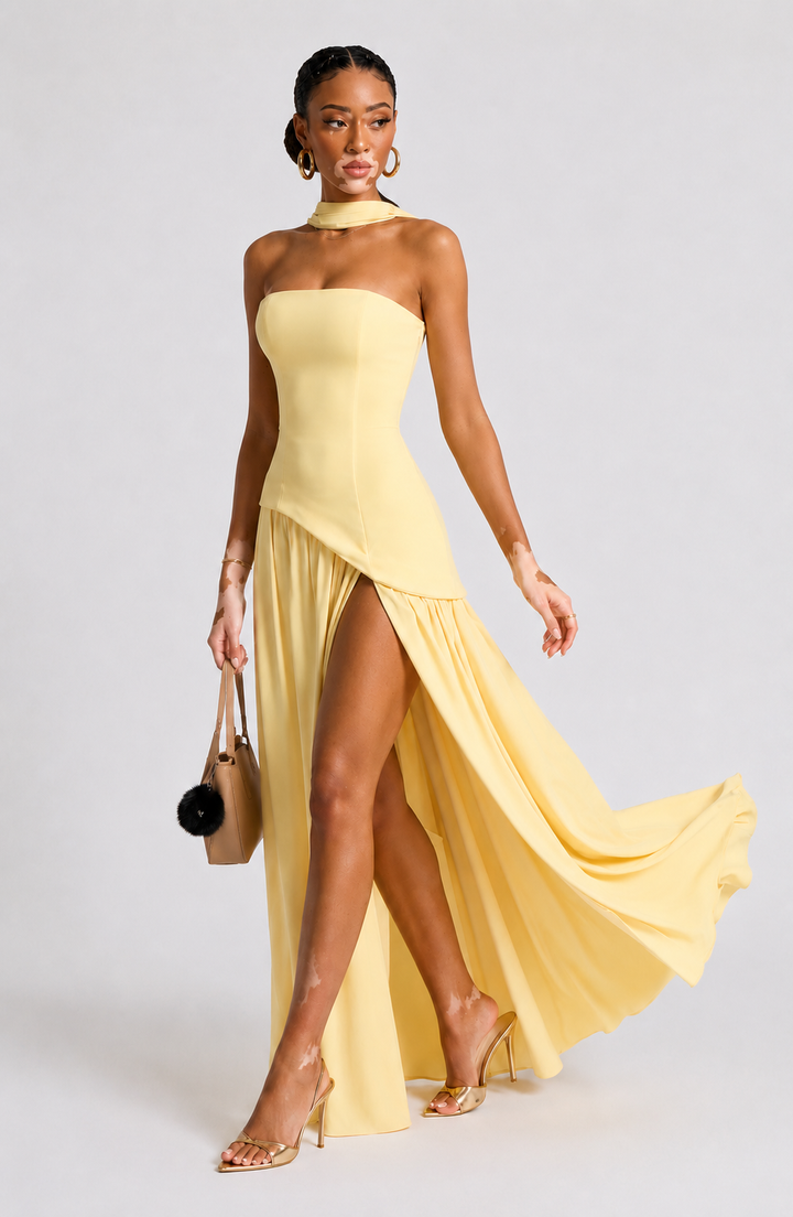 Eryla – Neckholder-Maxikleid