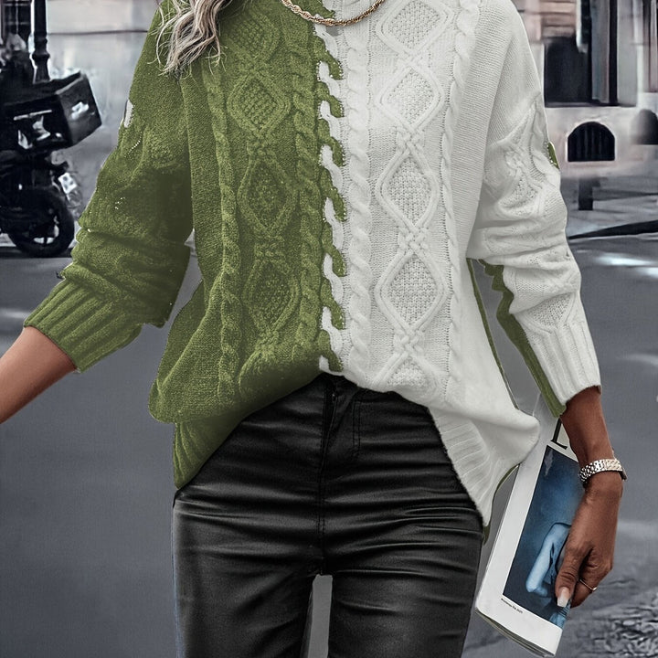 Vesina – Hochgeschlossener Strickpullover