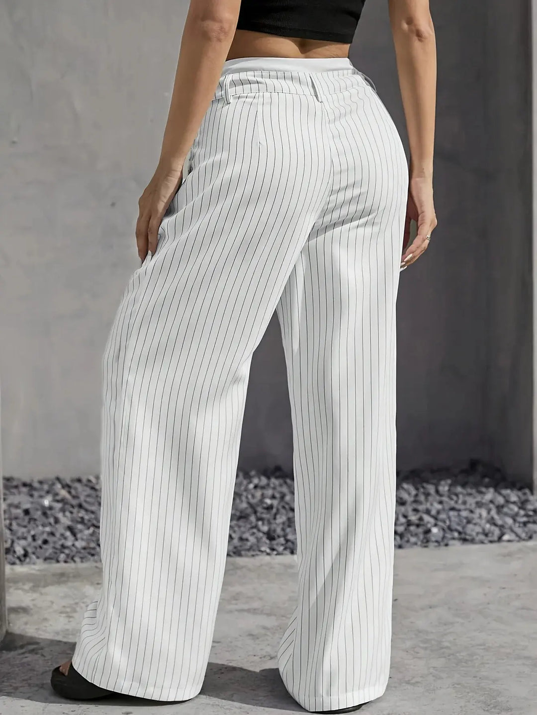 Anevia – hoch taillierte Streifenhose