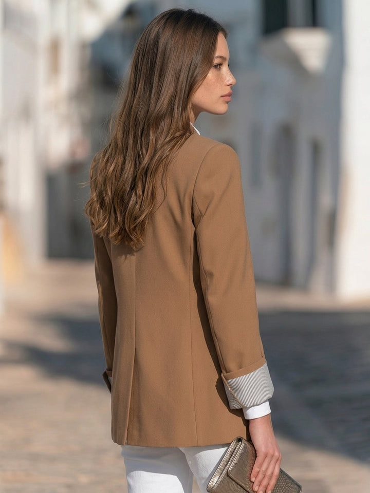 Jasine – doppelreihiger gewebter Blazer