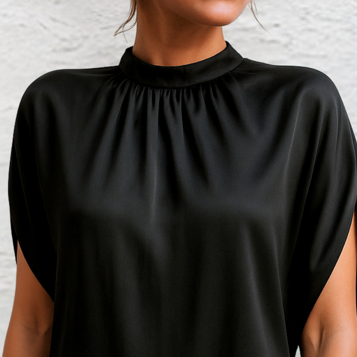 Zavena – Gerade geschnittenes Webkleid