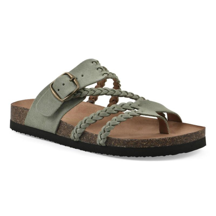 Selira – Geflochtene Wildledersandalen
