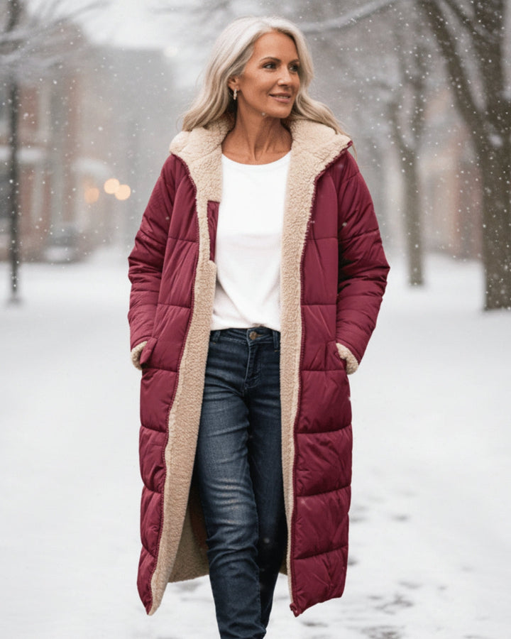 Arlise – Wendemantel mit Sherpa-Futter