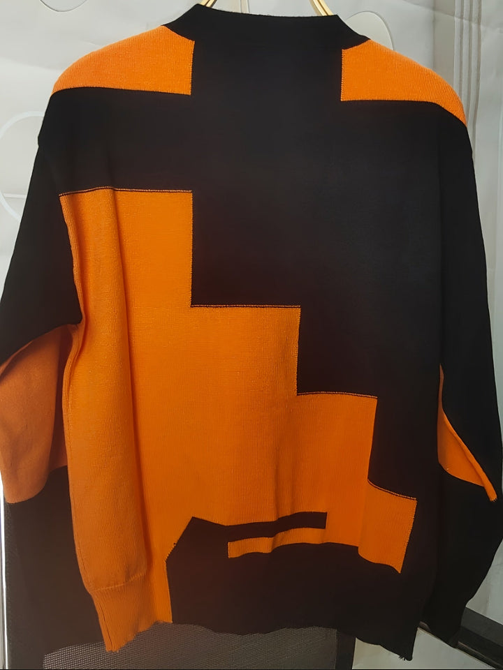Neriva – Farbblock-Strickpullover