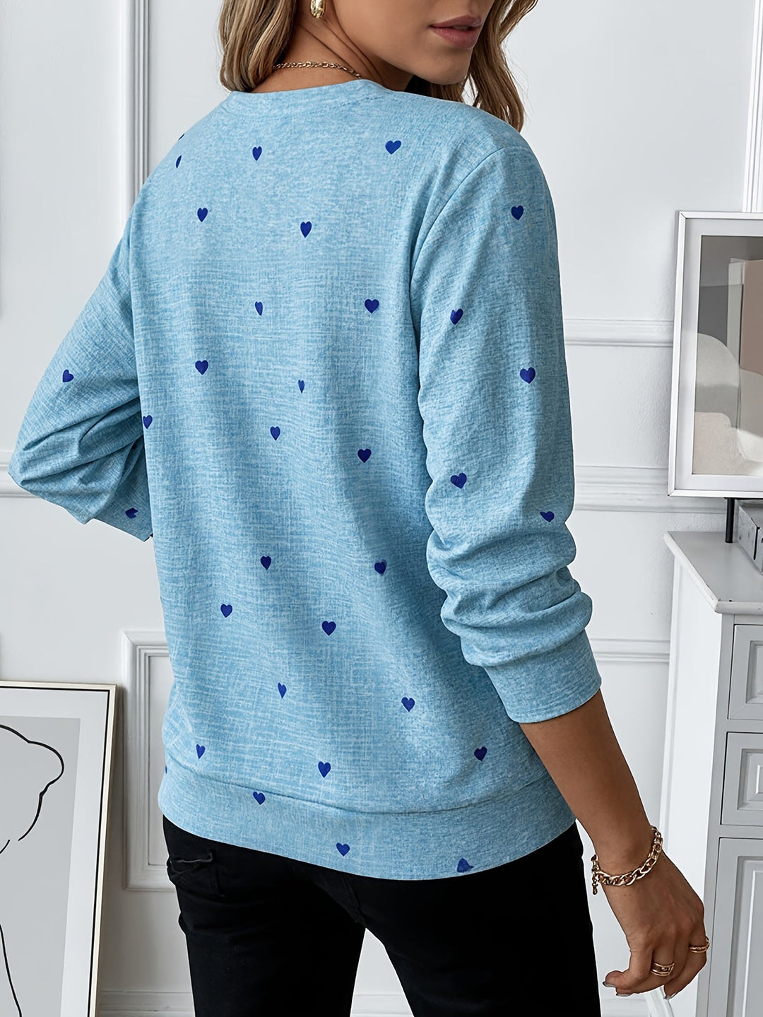 Renali – Halbreißverschluss mit Ringanhänger Strick-Sweatshirt