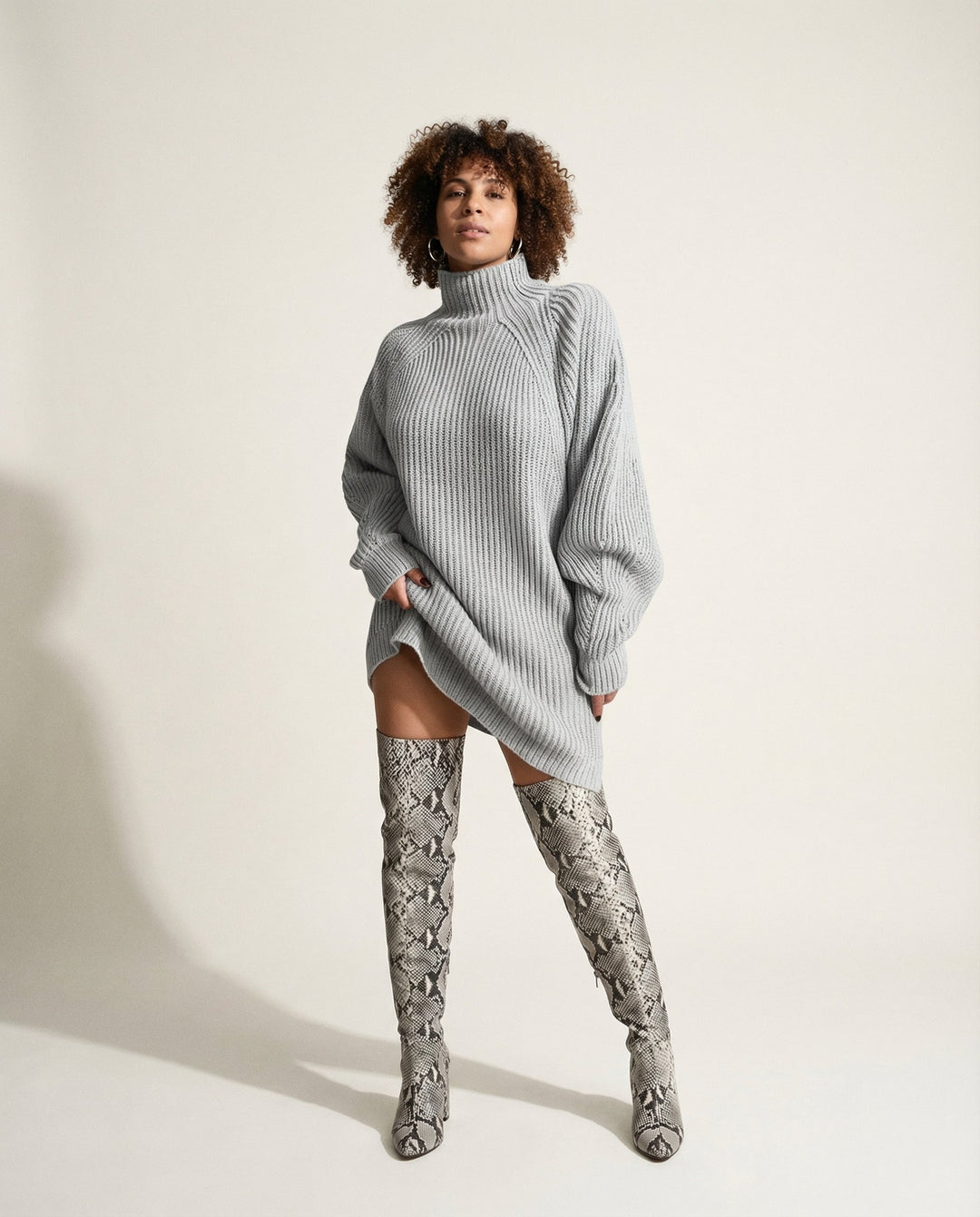 Oversized Knit Dress