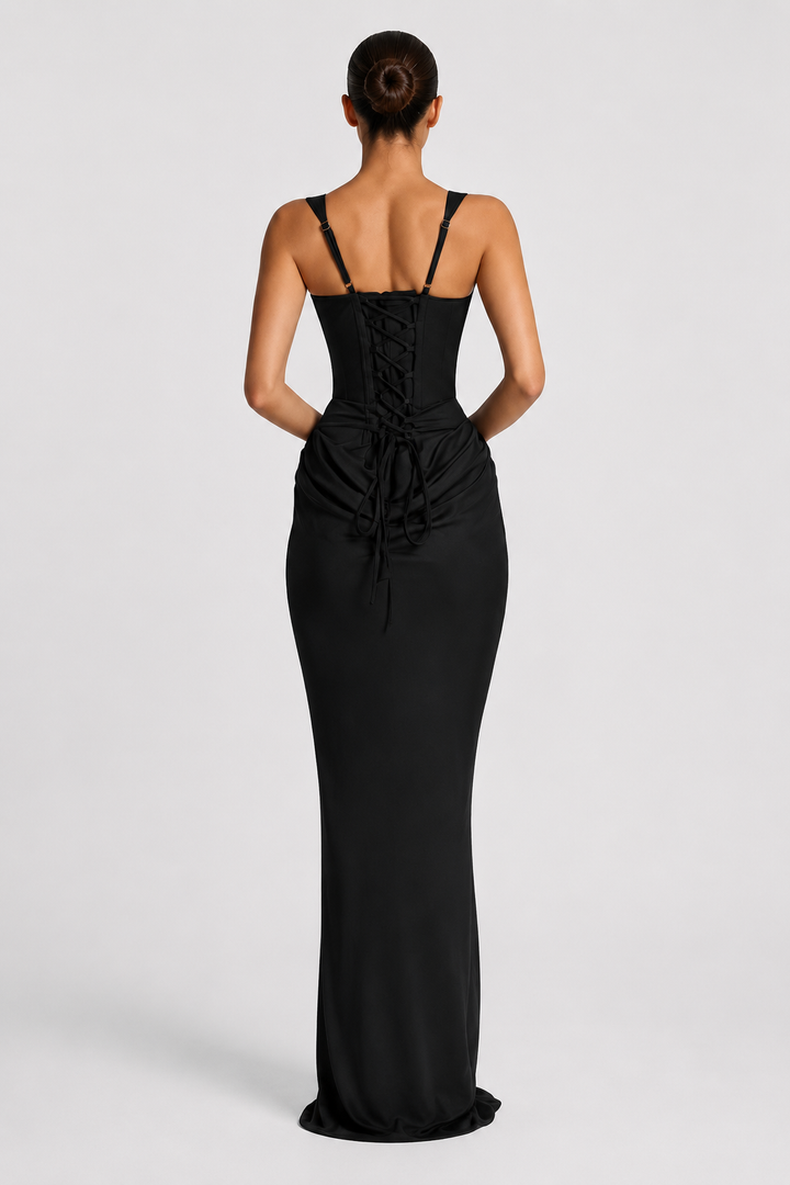 Rheva – bodenlanges Korsettkleid