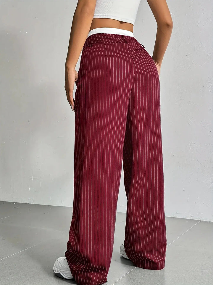 Anevia – hoch taillierte Streifenhose