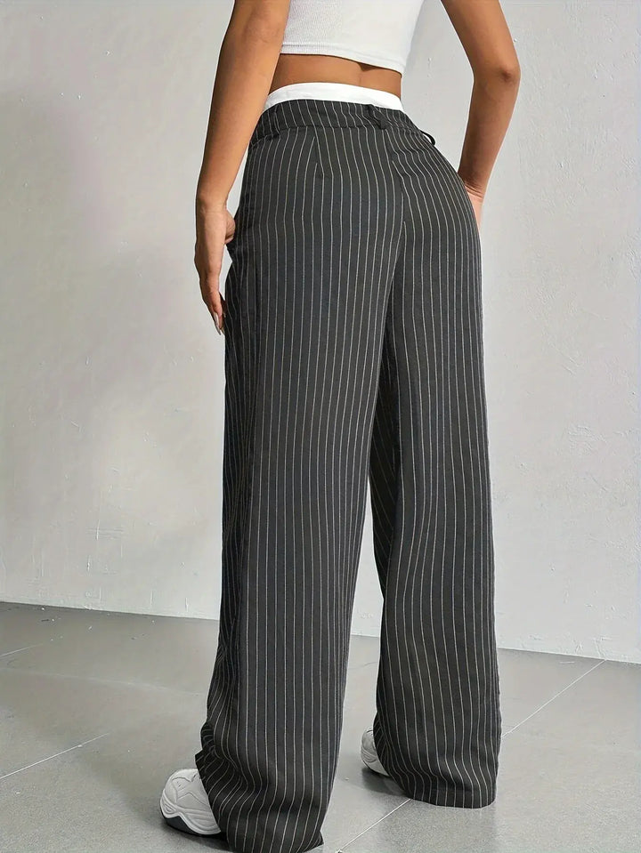 Anevia – hoch taillierte Streifenhose