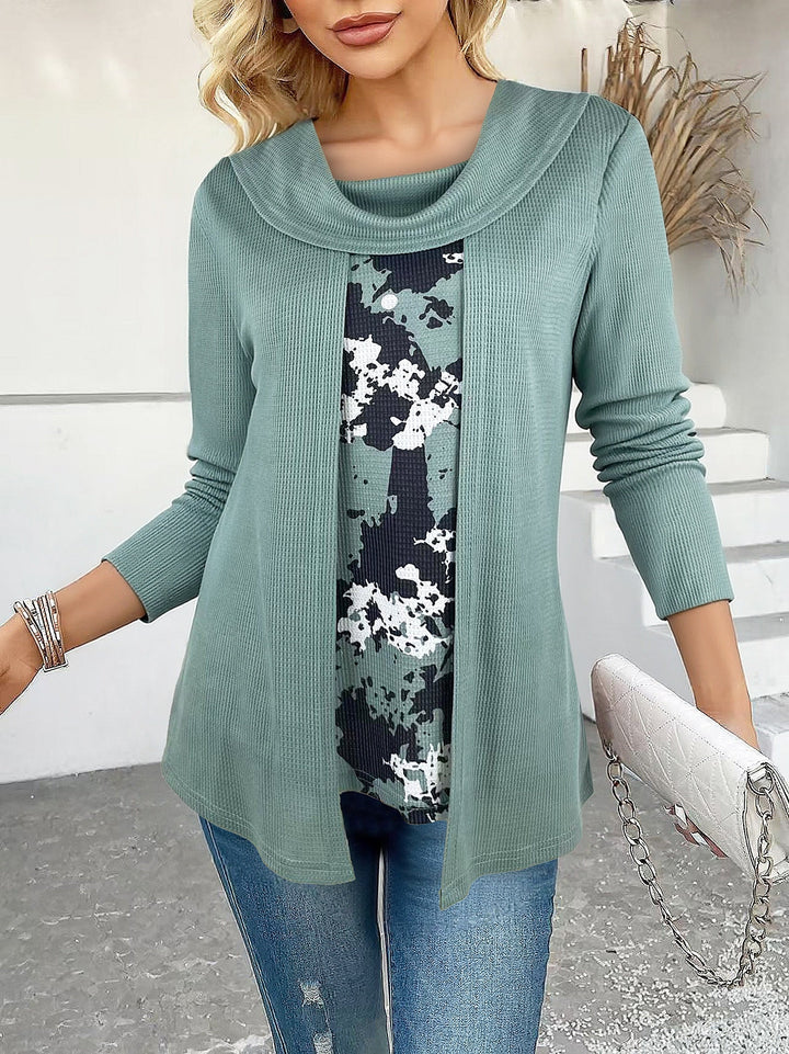 Tivora – Zweiteiler-Optik Strickpullover