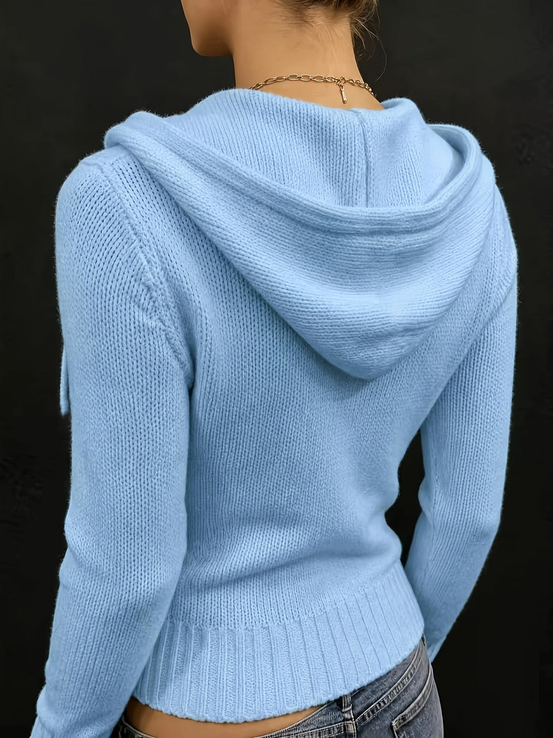 Nysera – Vertikale Rippstrickjacke