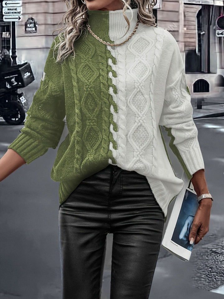 Vesina – Hochgeschlossener Strickpullover
