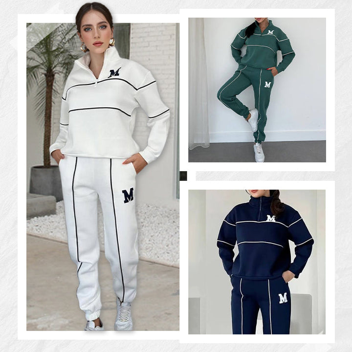 Rilena – 2-teiliges Sweatshirt-Set mit Seitenstreifen