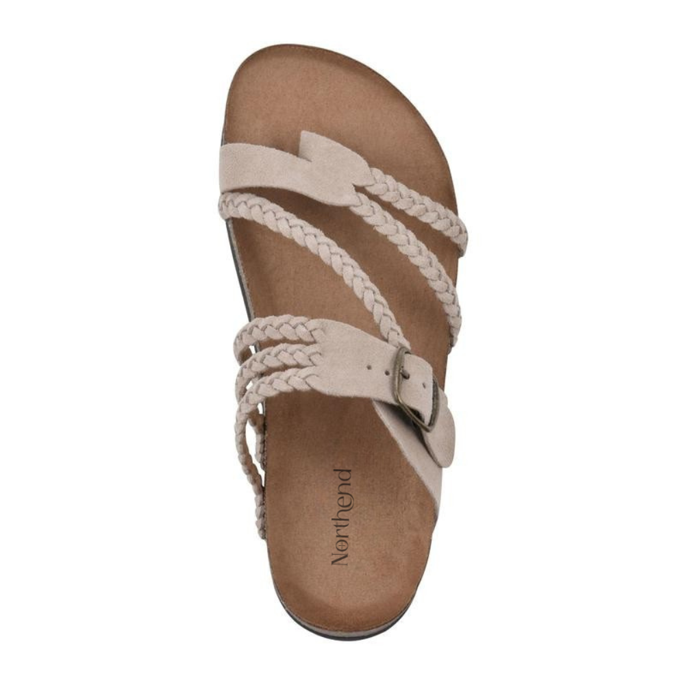 Selira – Geflochtene Wildledersandalen