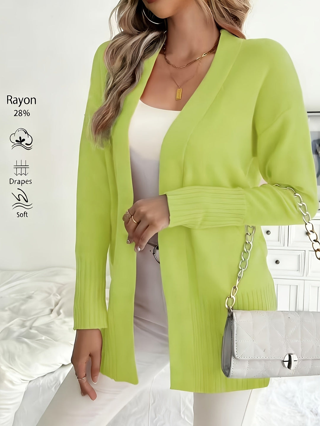 Tivora – lange Strickjacke