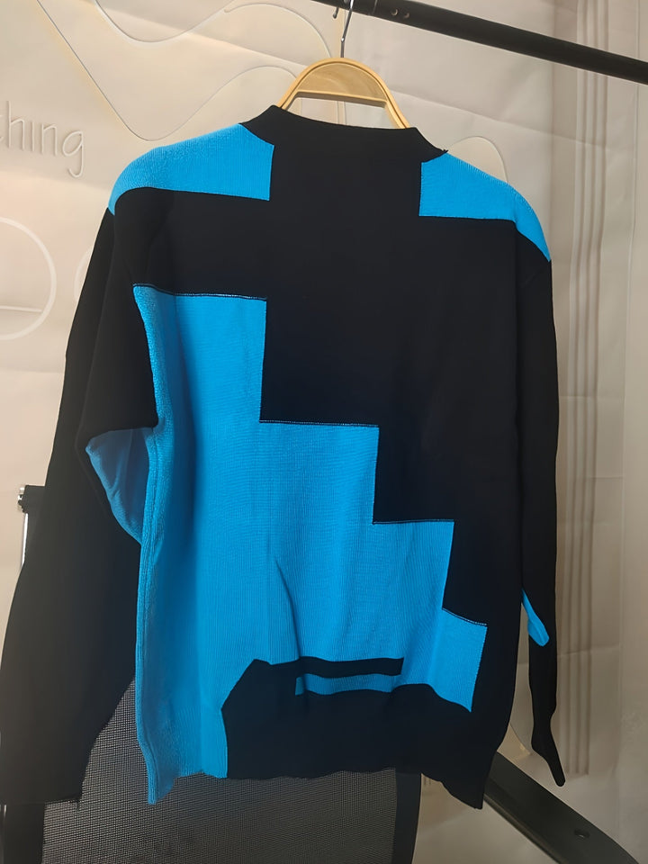 Neriva – Farbblock-Strickpullover