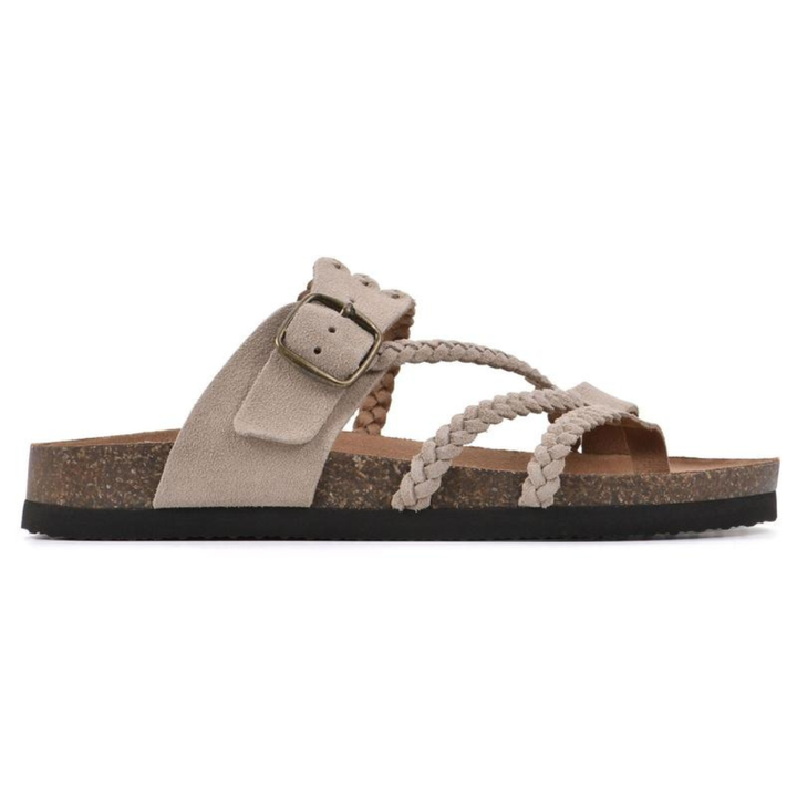 Selira – Geflochtene Wildledersandalen