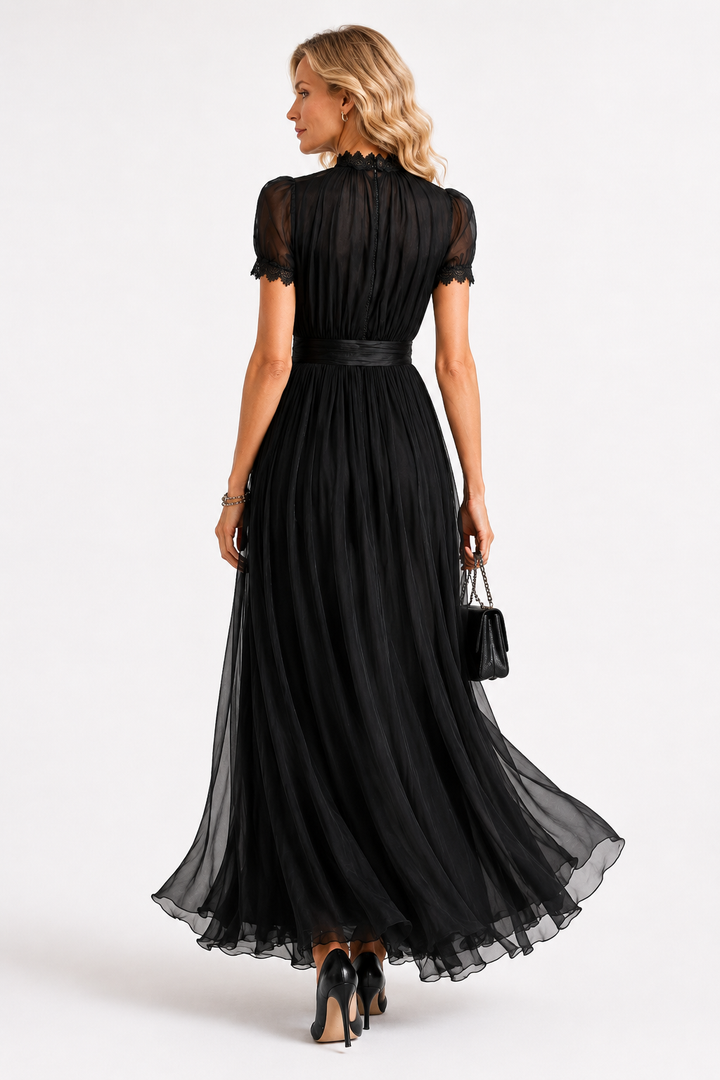 Kelyra – Maxi-Chiffonkleid