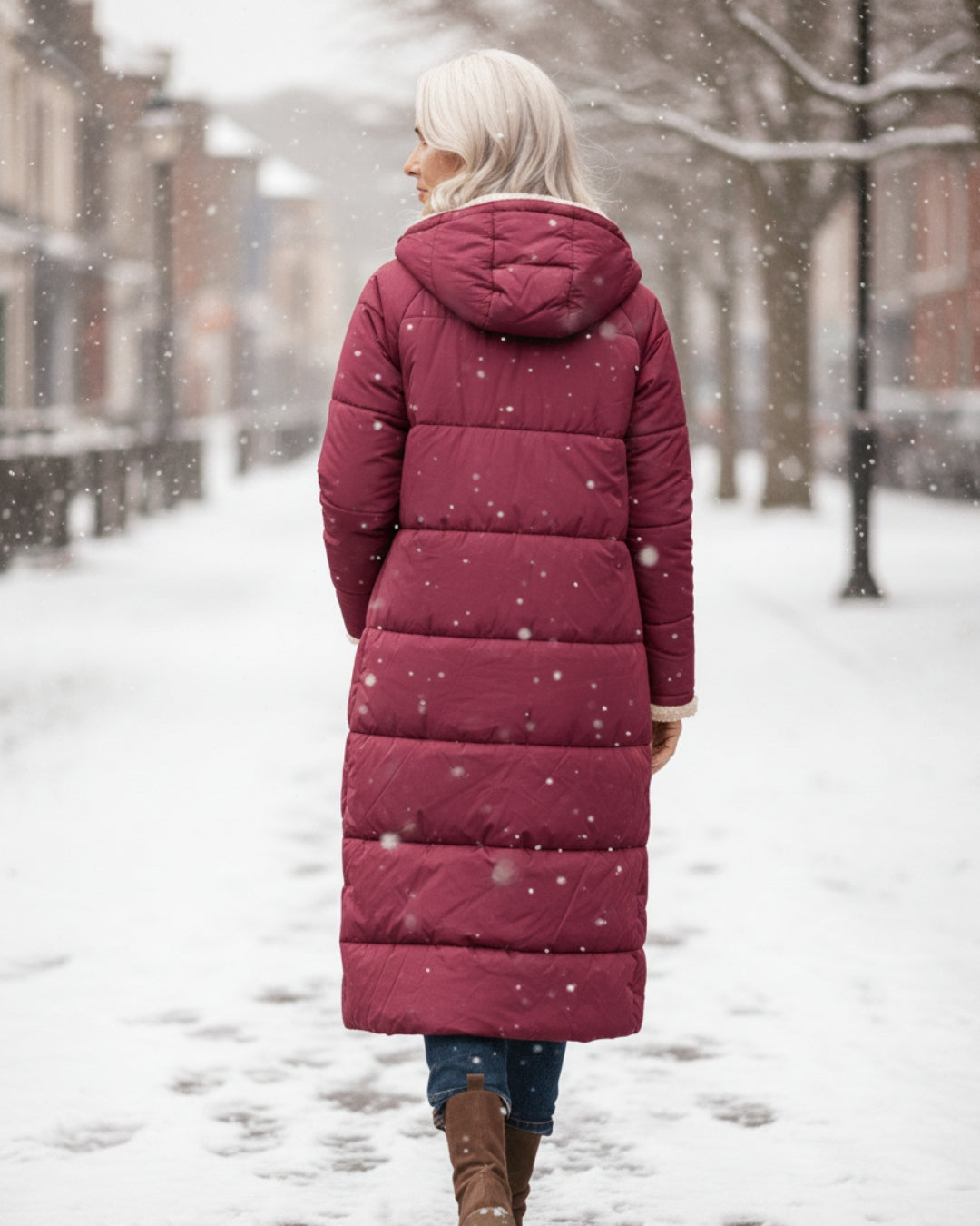 Arlise – Wendemantel mit Sherpa-Futter