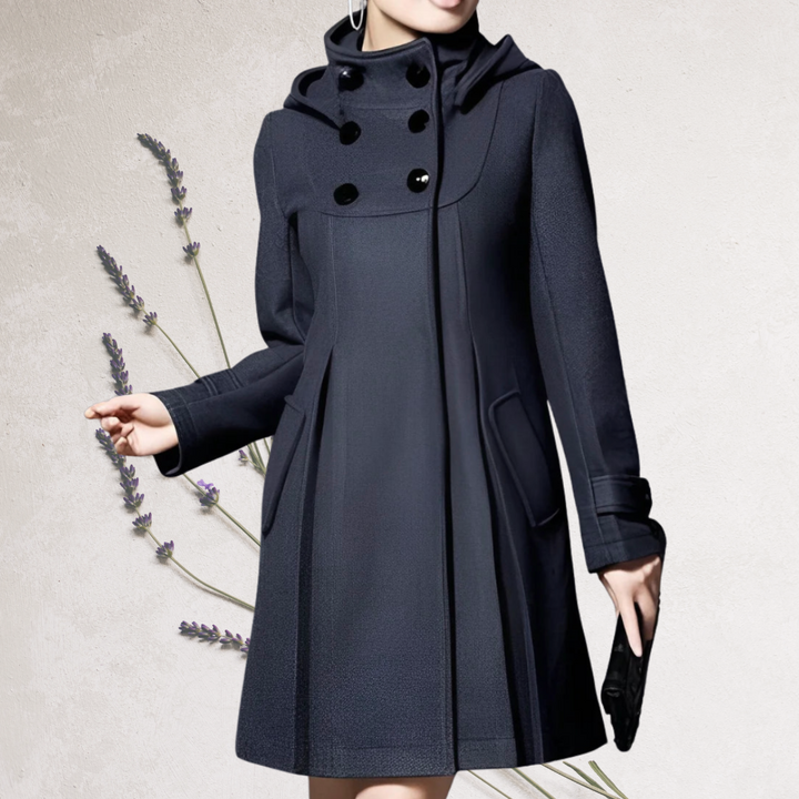 Anvela – knielanger Trenchcoat