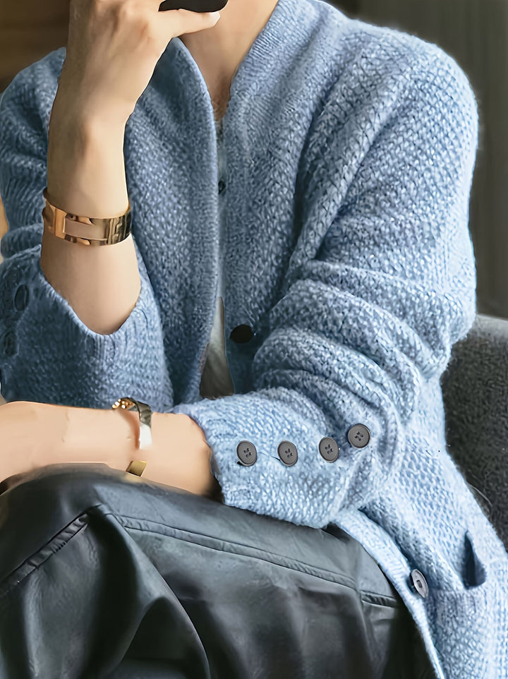 Avenya – Stehkragen-Strickpullover