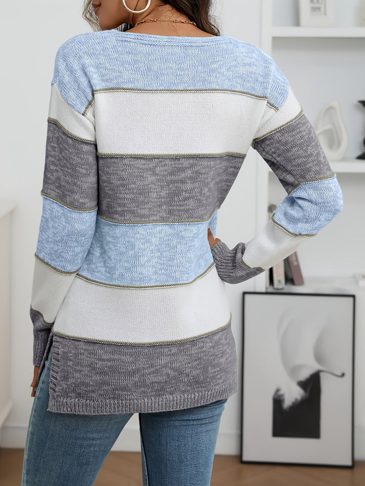 Nevira – Colorblocking-Strickpullover