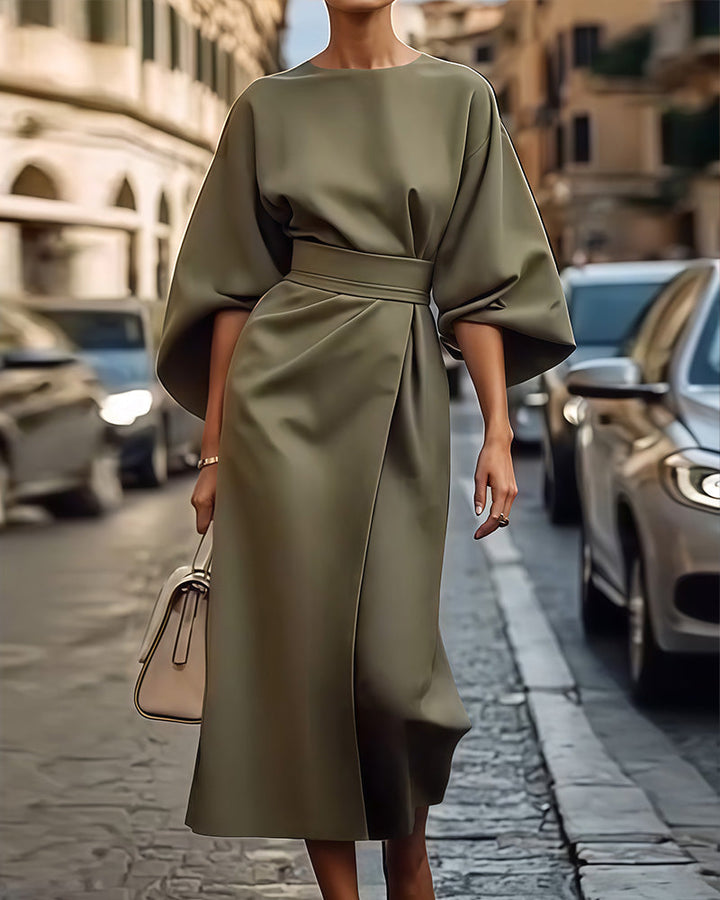 Mireva – Kleid mit Laternenärmeln