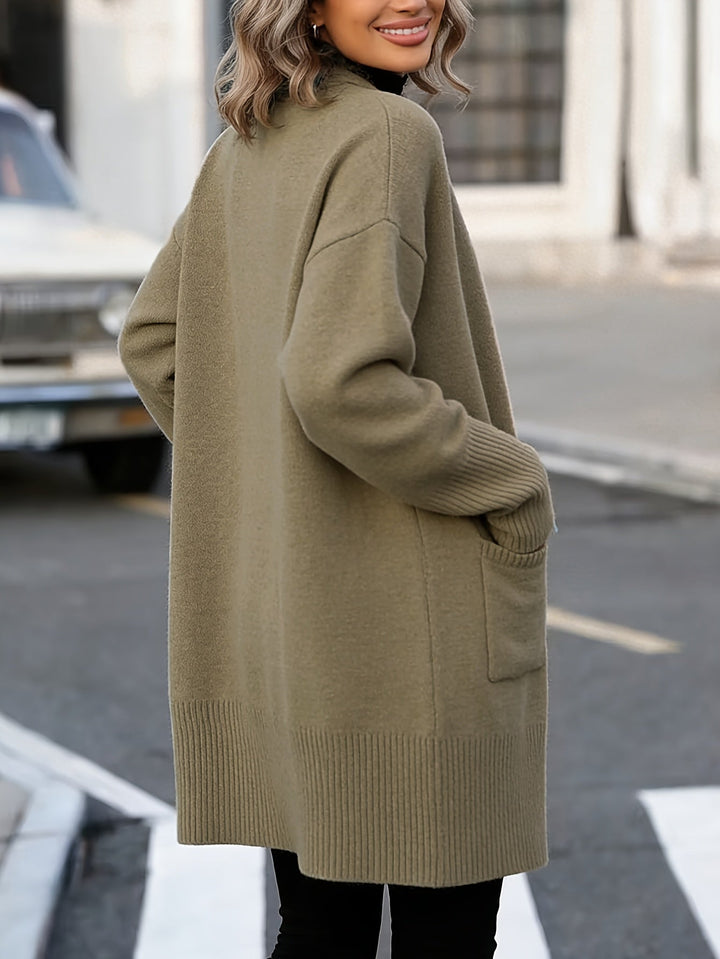 Navira – Gerippte Strickjacke