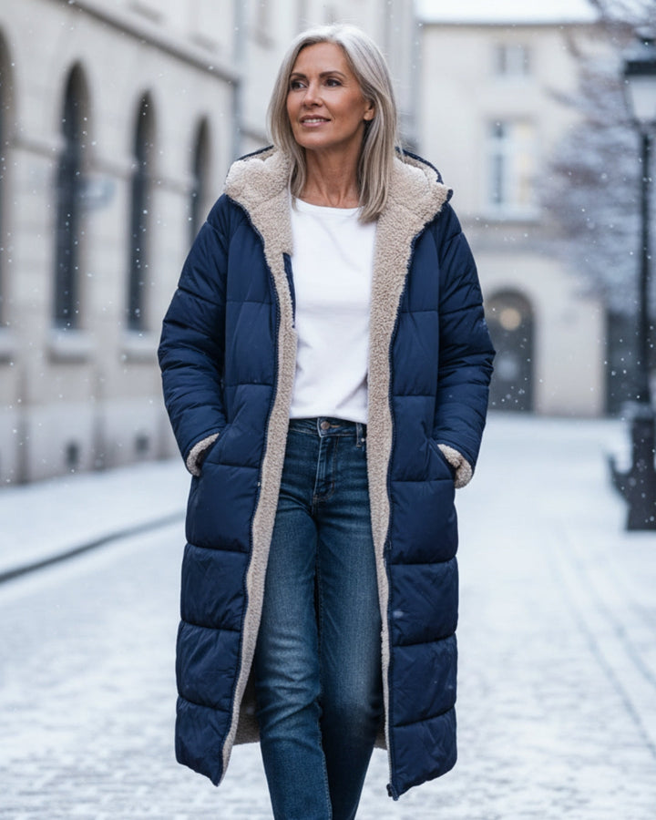 Arlise – Wendemantel mit Sherpa-Futter