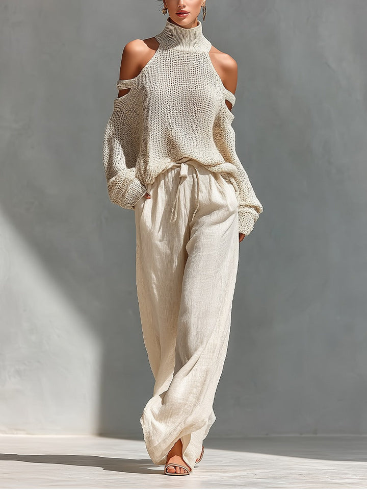 Mireva – Strickset mit weitem Bein