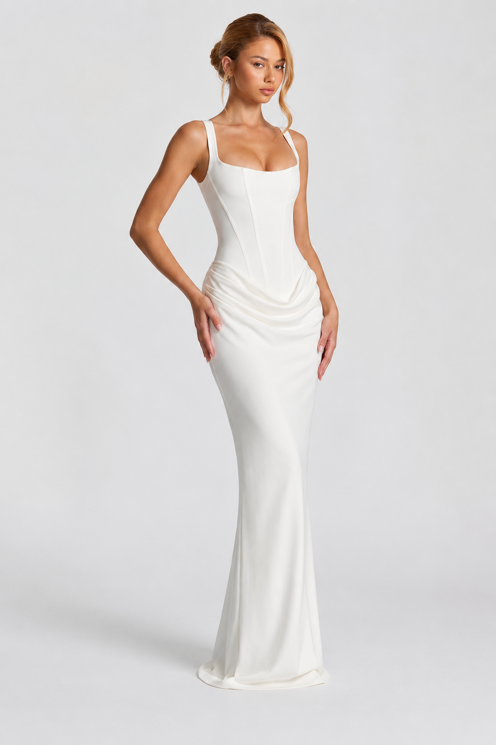 Rheva – bodenlanges Korsettkleid