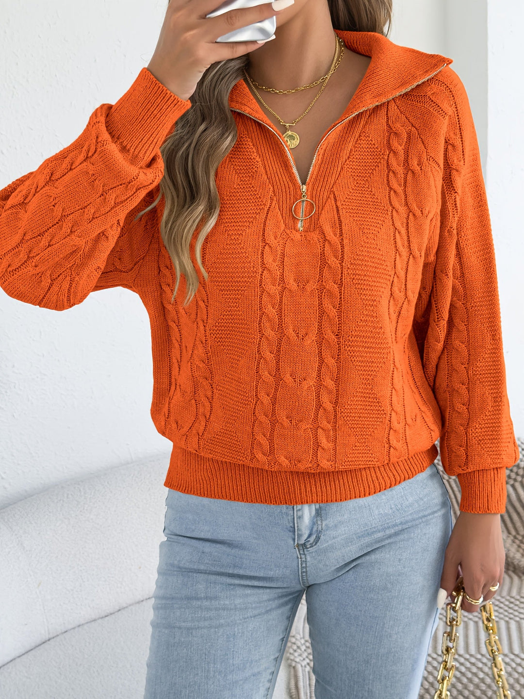 Mevira – Laternenärmel-Pullover