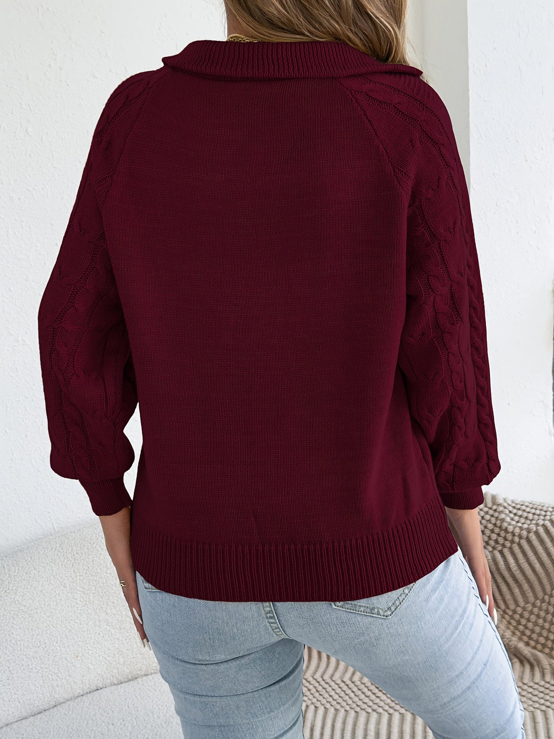 Mevira – Laternenärmel-Pullover