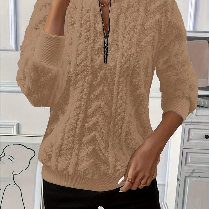 Tirena – gefütterter Strickpullover